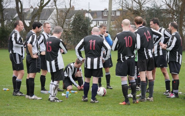 Vets half-time v Tonbridge